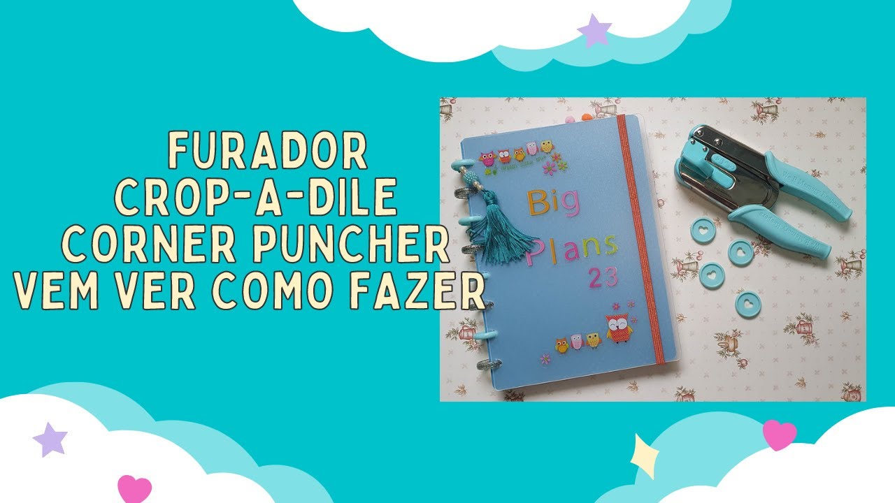 Furador Cogumelo da We R Memory Keepers - só funciona com discos da  marca? Vem q eu te mostro