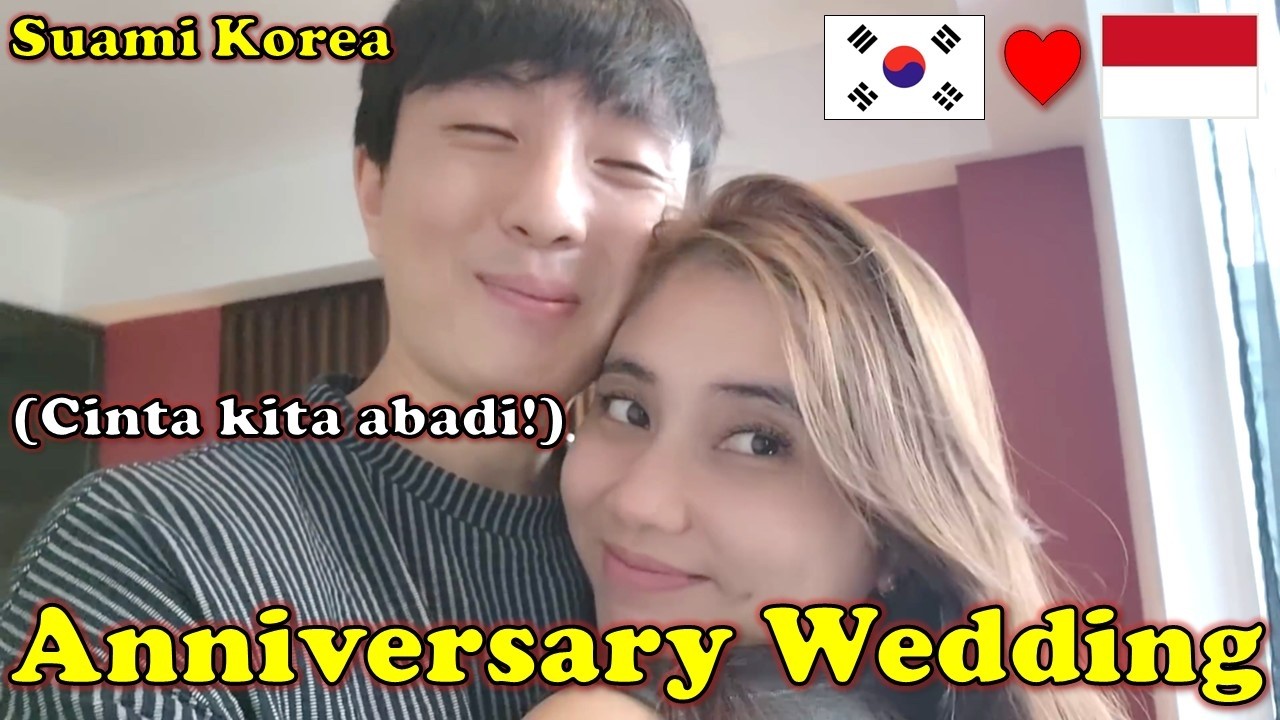 SUAMI KOREA KASIH KEJUTAN BUAT ISTRI INDONESIA UNTUK ANNIVERSARY WEDDING 1TAHUN