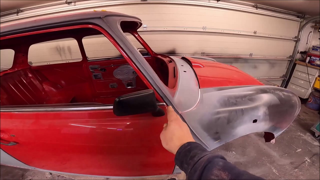 Дверные зазоры, подготовка к покраске и грунтовка — мини-мастерская ERA Turbo Project Classic, ча...