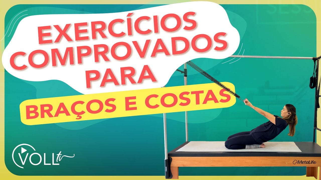 5 Exercícios de Pilates para fortalecer Braços e Costas
