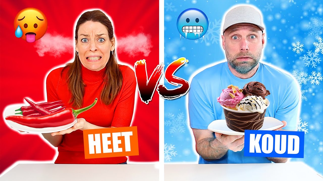 HOT VS COLD CHALLENGE met ONZE OUDERS! [Heet Vs Koud] &hearts;DeZoeteZusjes&hearts;