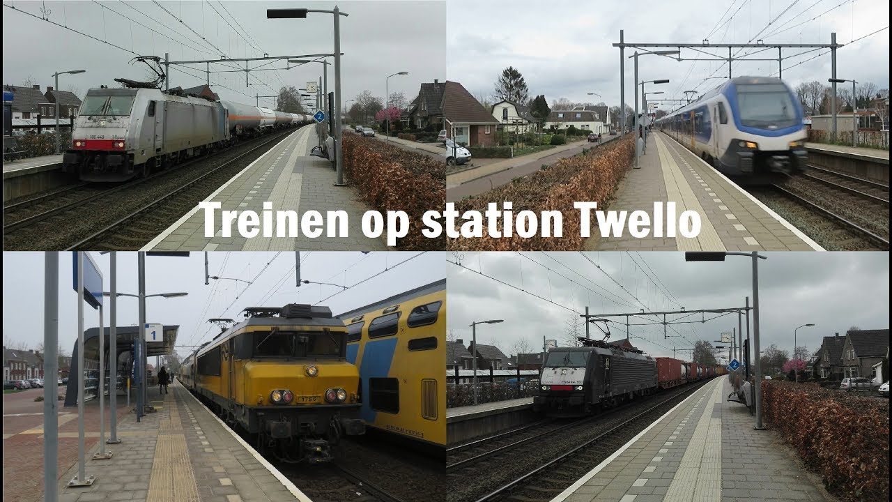 Treinen op station Twello!