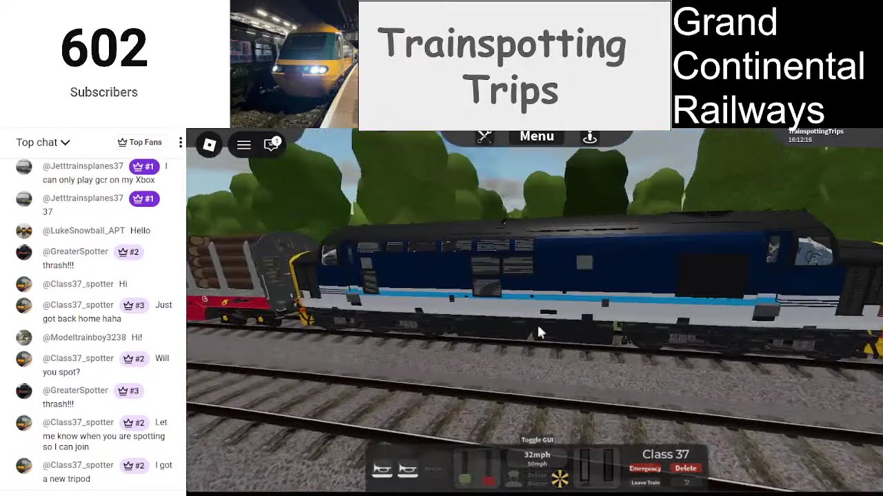 Grand Continental Railways (Roblox) Live Stream
