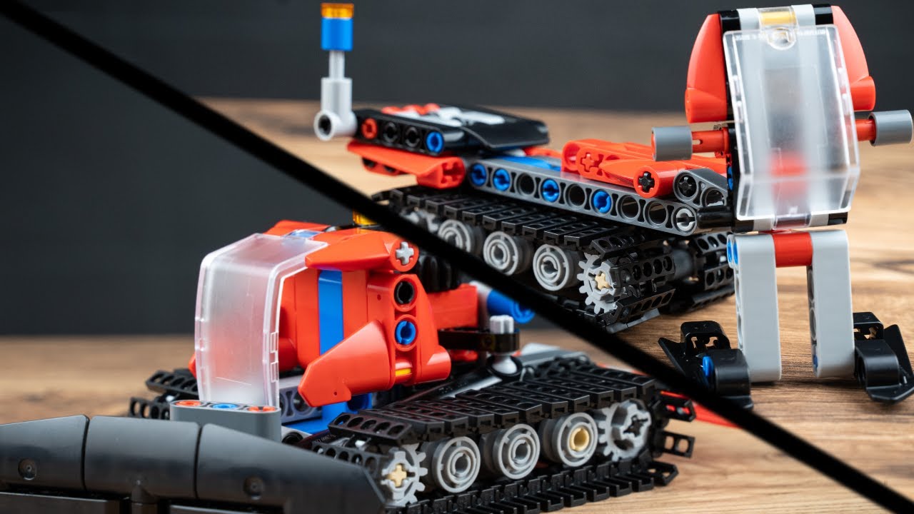 LEGO Technic 42148 2in1 - Snow Groomer + Snow Mobile (B-Model) Speed Build 178 pcs.