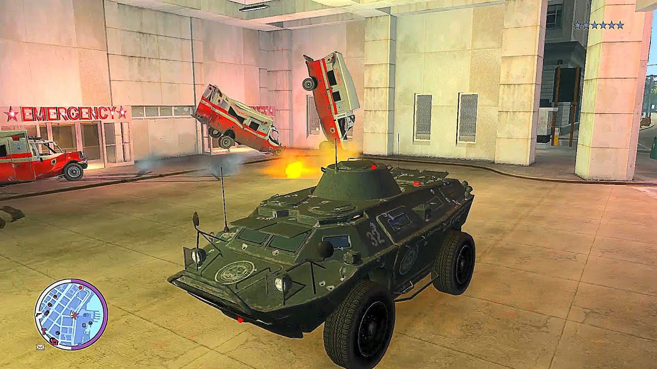 GTA 4 TBOGT - Testing the APC Tank with Insane Power (99999 Damage!)
