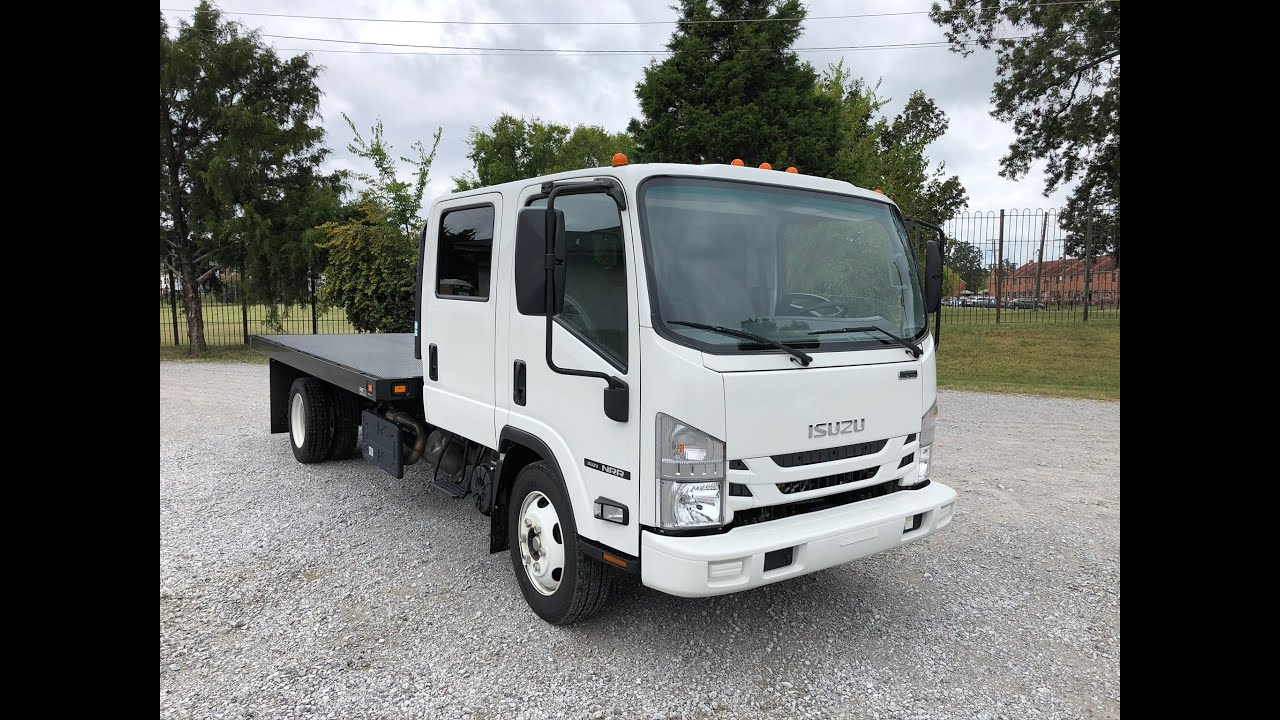 Isuzu NRR Crew Cab Knapheide 14 foot Flatbed Walk Around  by Michael Olden - Lee-Smith, Inc