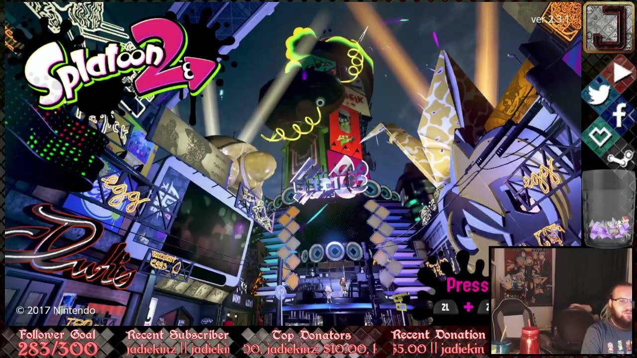 Switch Night Part 3 - Splatoon 2 w/ Bobakanoosh & SacredSurvival