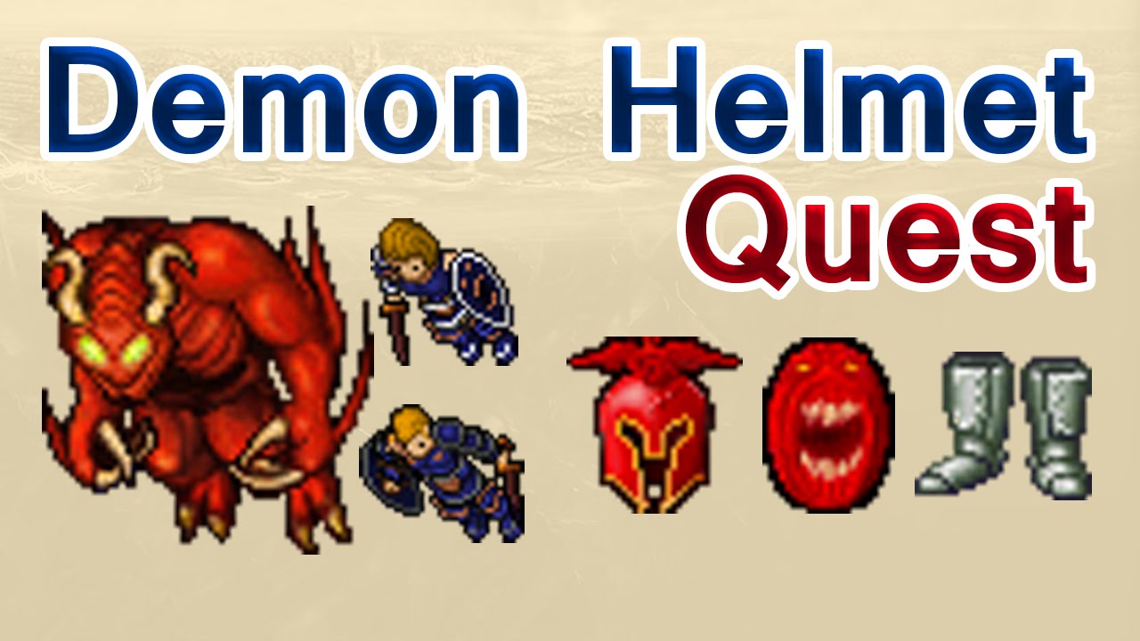 Tibia: Demon Helmet Quest - Paso a Paso