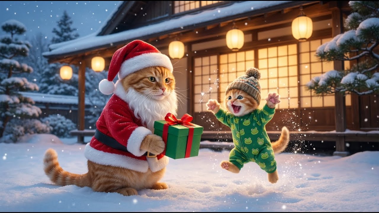 A Secret Santa Surprise 🎁🎄 | Mama Cat & Ginger Kitten Story