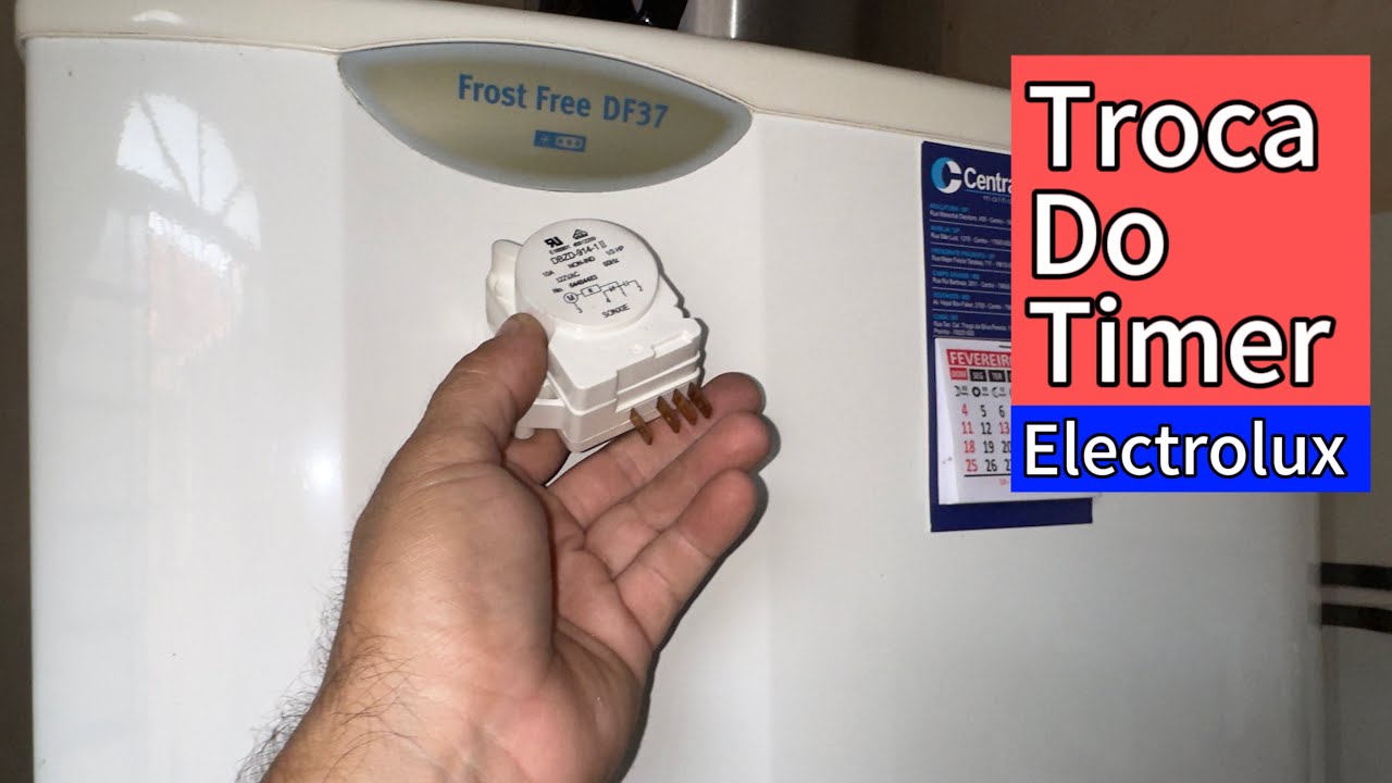 Trocando o timer da geladeira Electrolux DF 37
