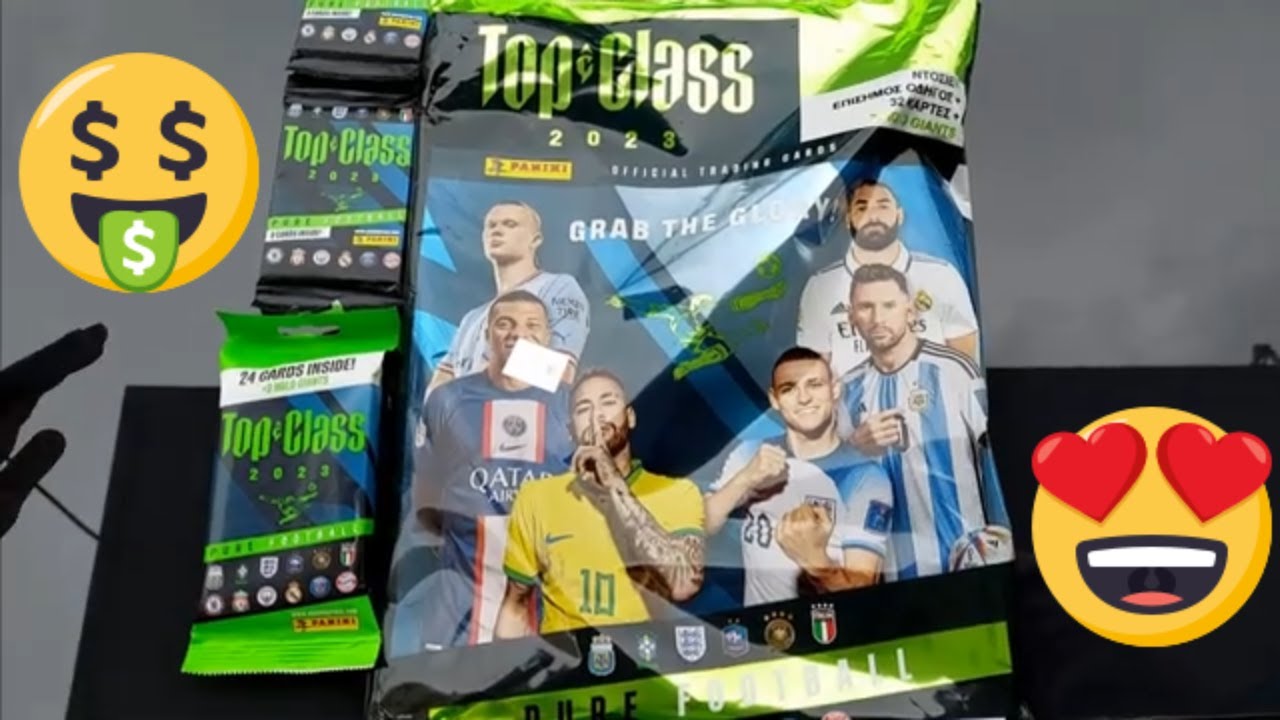 Top class 2023 unboxing with my father #card #panini #topclass #football