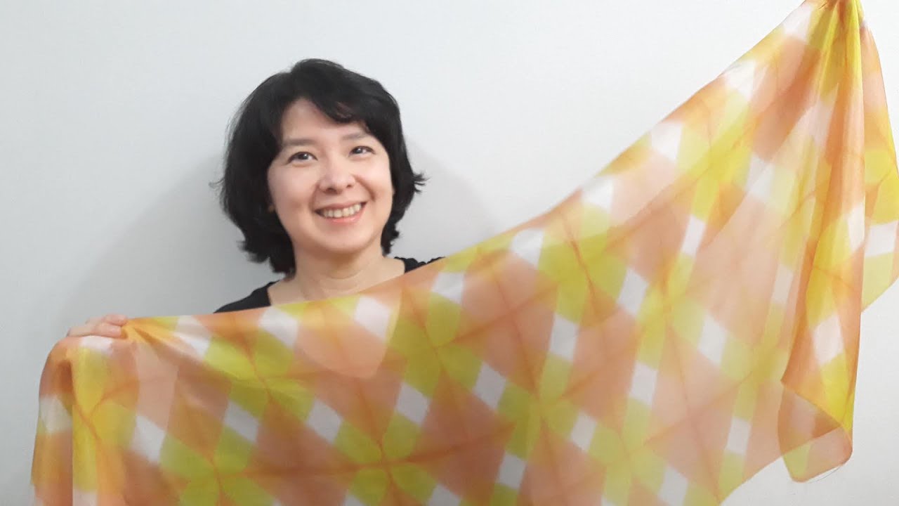 Como fazer shibori e tingimento natural com cúrcuma e crajiru