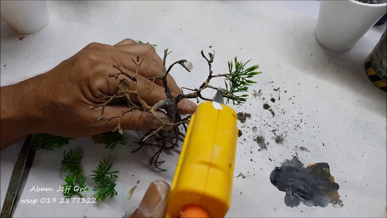 How to make mangrove tree diorama 1/35