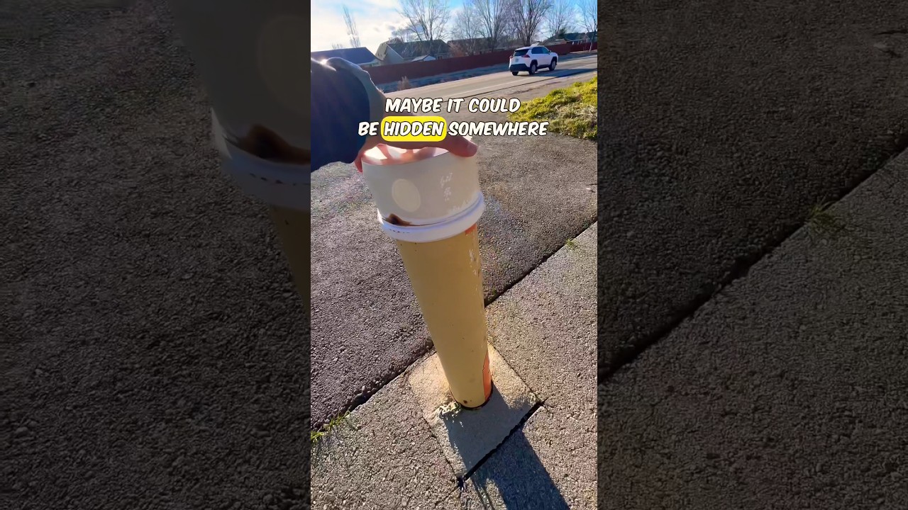 Have YOU ever found a geocache container like this before?!
