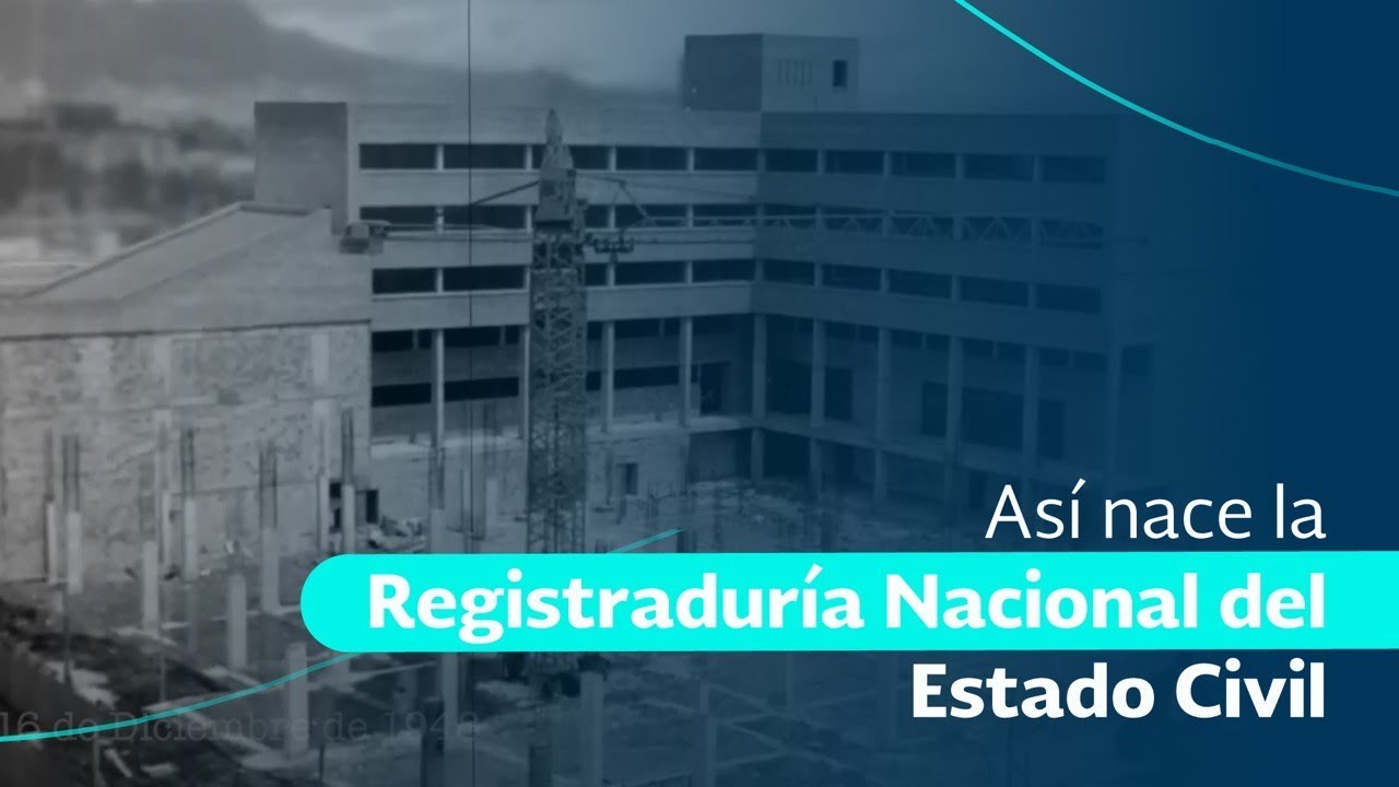 As&iacute; nace la Registradur&iacute;a Nacional del Estado Civil #TBT