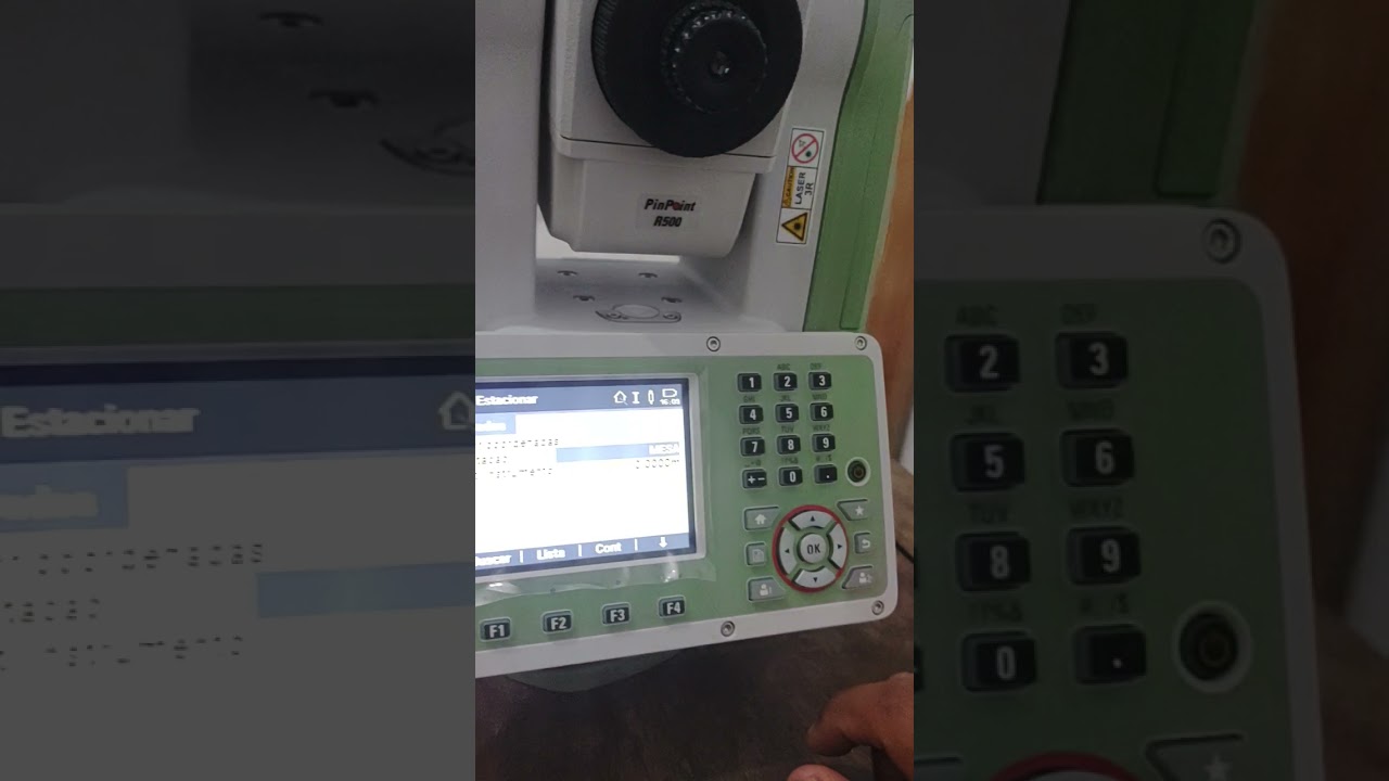 Leica Ts 03 - Orientando aparelho por coordenadas.