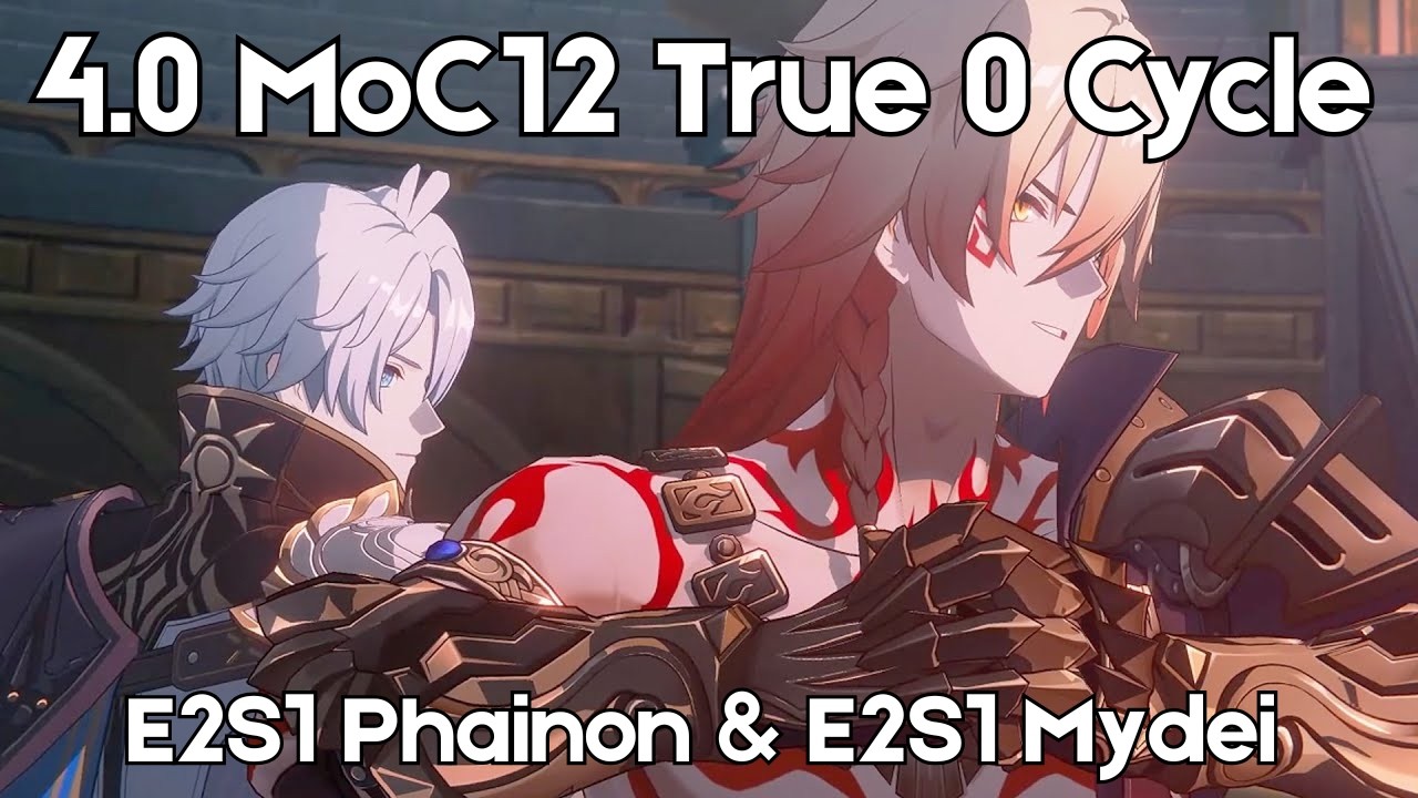 NEW 4.0 MoC12 True 0 Cycle - E2S1 Phainon & Mydei massive overkill | Honkai Star Rail
