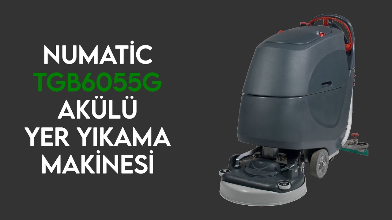 Akülü Yer Yıkama Makinesi | Numatic TGB6055G