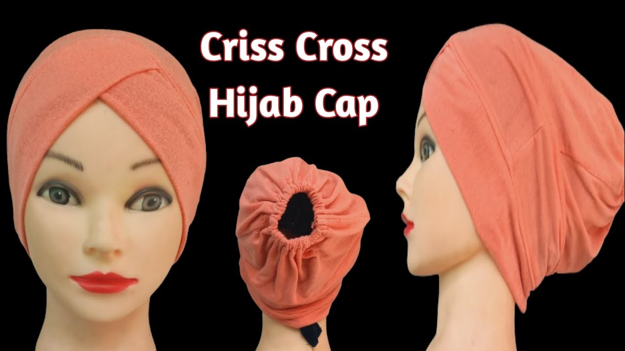 Criss Cross Hijab Inner Cap Cutting and Stitching/Inner Hijab Cap/Hijab cap Design