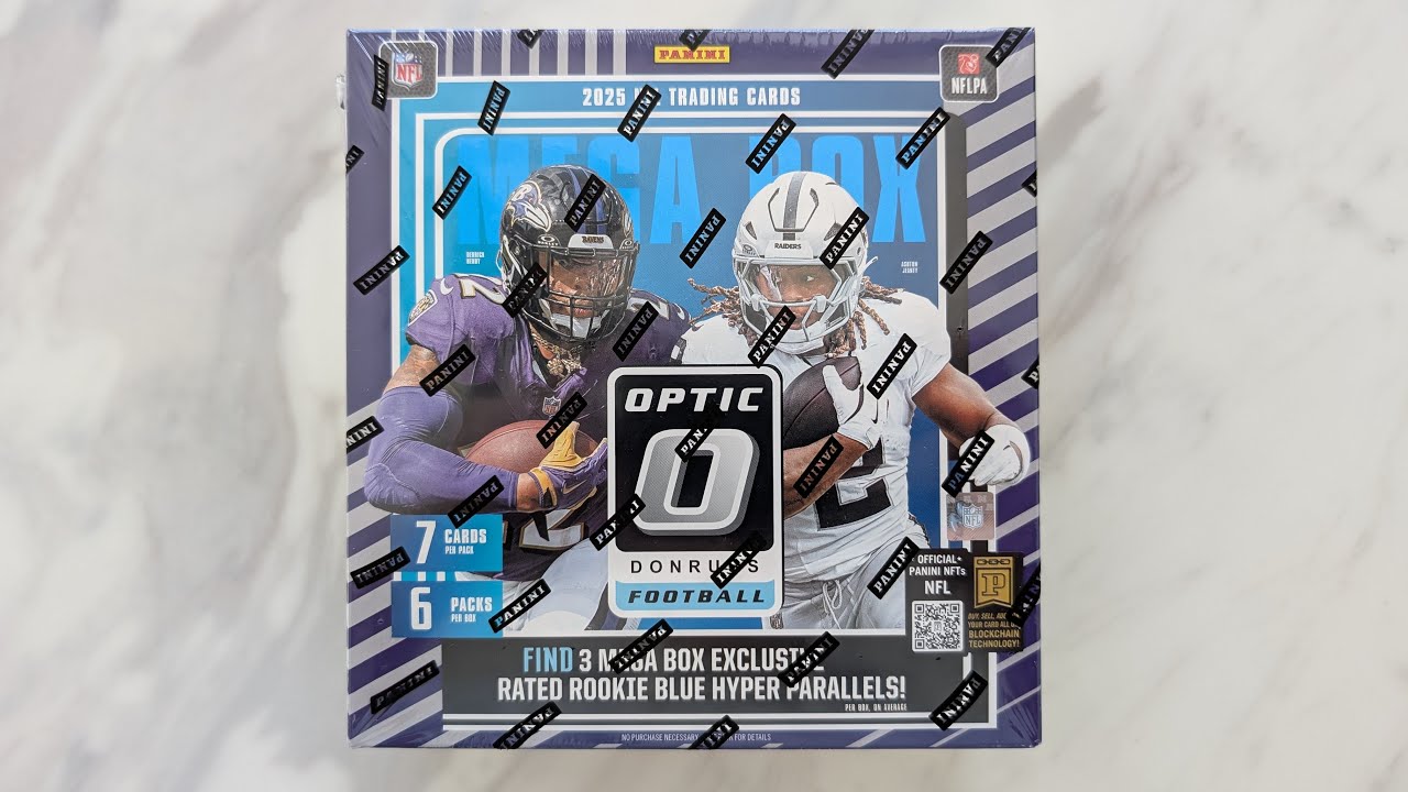 [Cards] 2025 Panini NFL Donruss Optic Mega Box #1 Unboxing