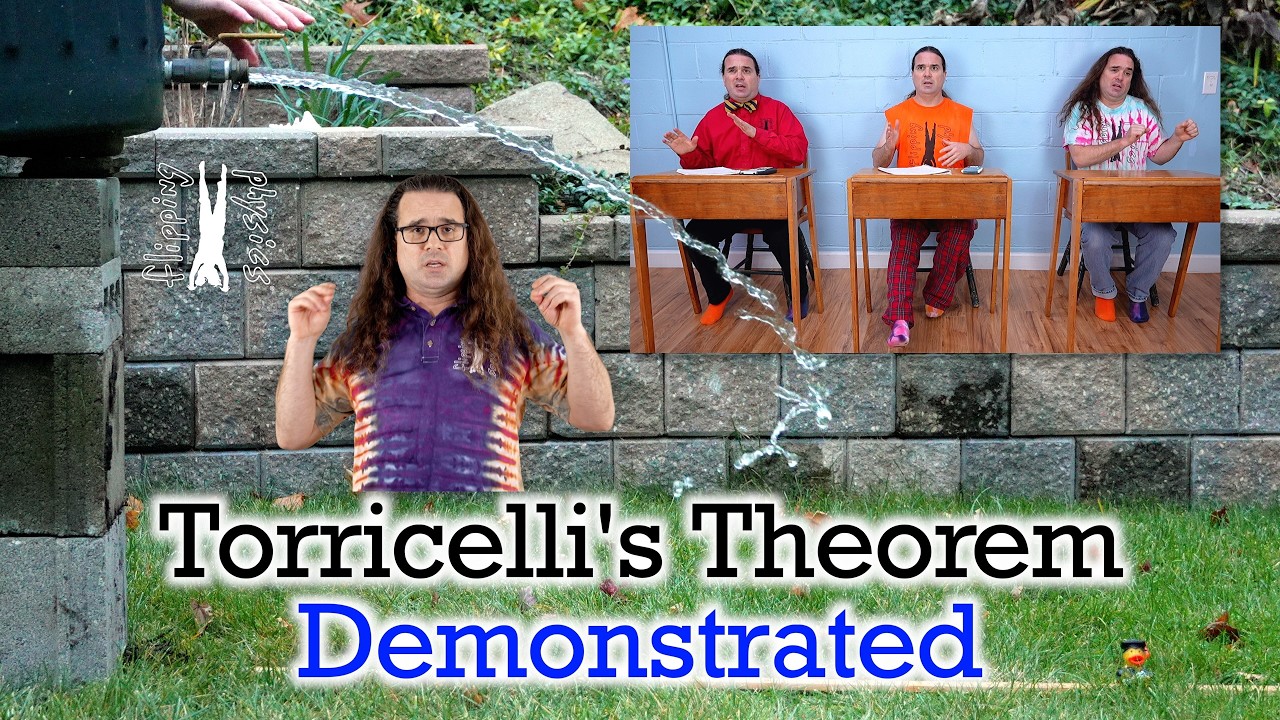 Demonstrating Torricelli&rsquo;s Theorem with a Rain Barrel