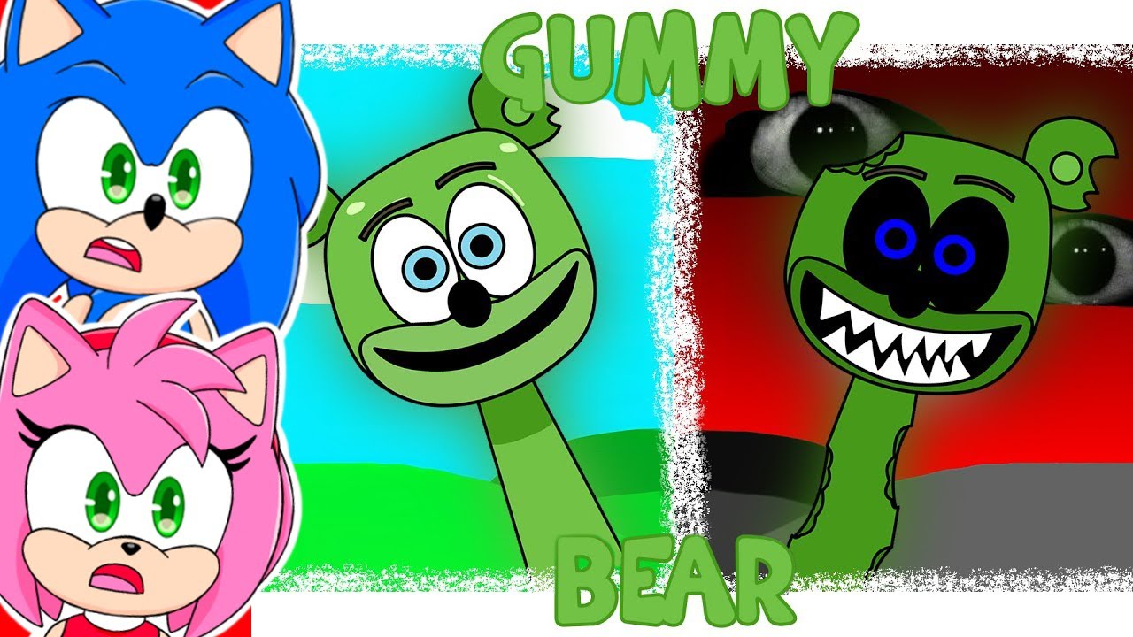 Соник и Эми смотрят My Sprunki OC Gummy Bear (ФАЗА 1 - ФАЗА 3)