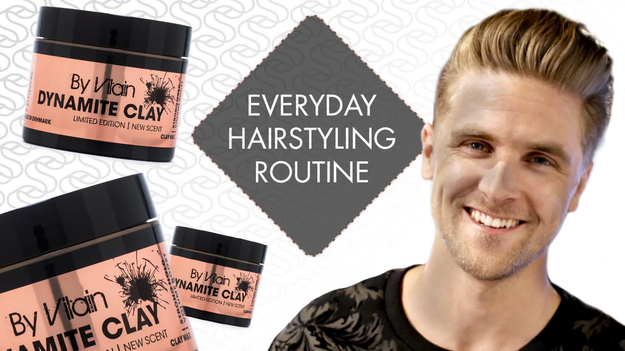 Emil's Everyday Hair Styling Epic Routine - By Vilain Dynamite Clay