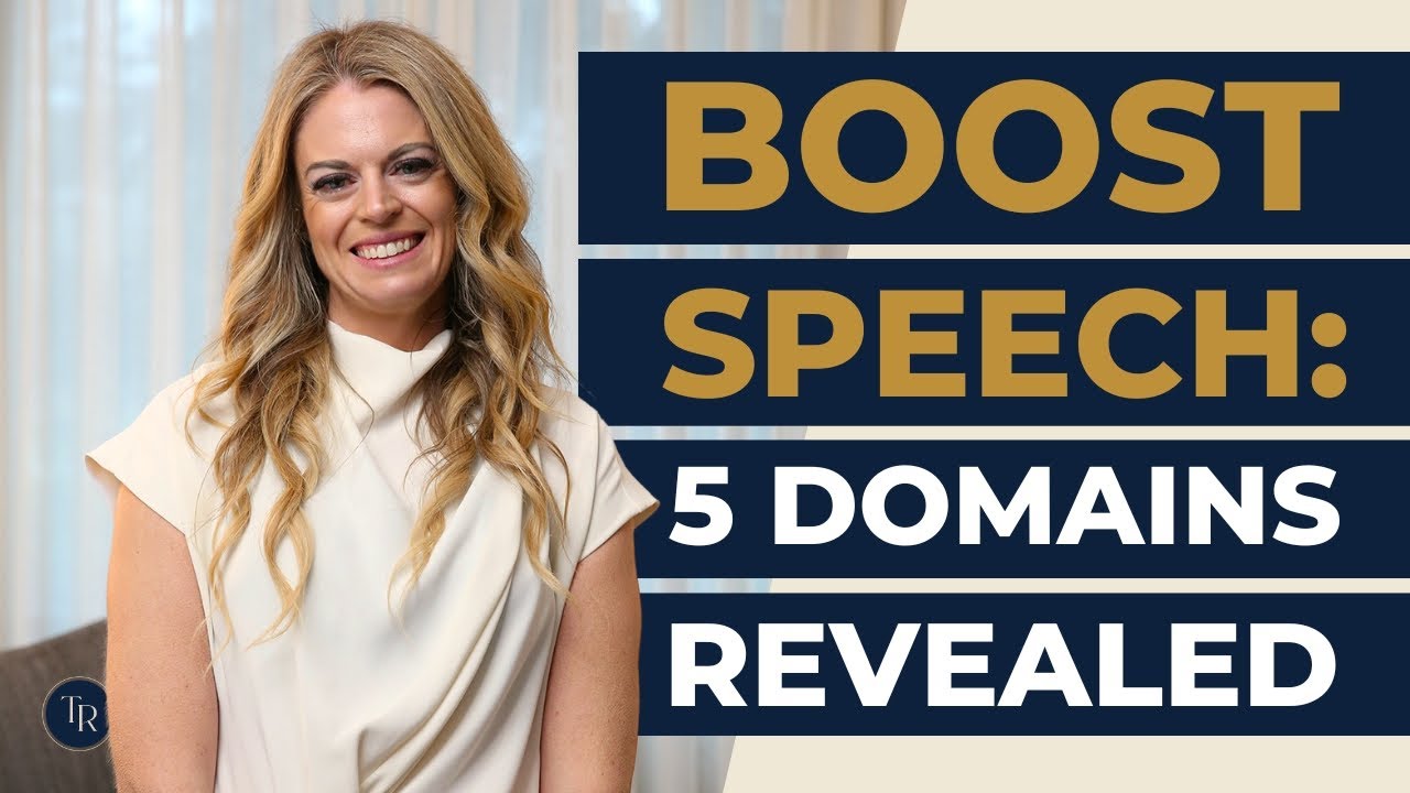 What Activities/Tasks Help Improve Speech Intelligibility for Each of The 5 Domains?
