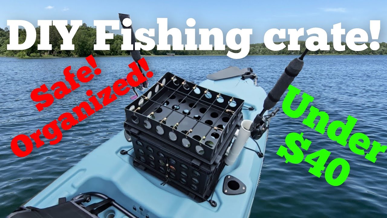 THE BEST DIY FISHING CRATE! Under $40! Super orgazined! Dont Waste Your Money!