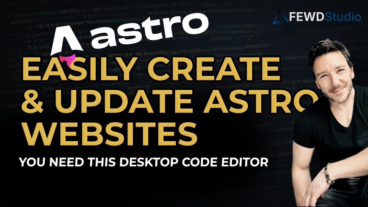 VS Code Alternative - FEWD Studio Astro Tutorial
