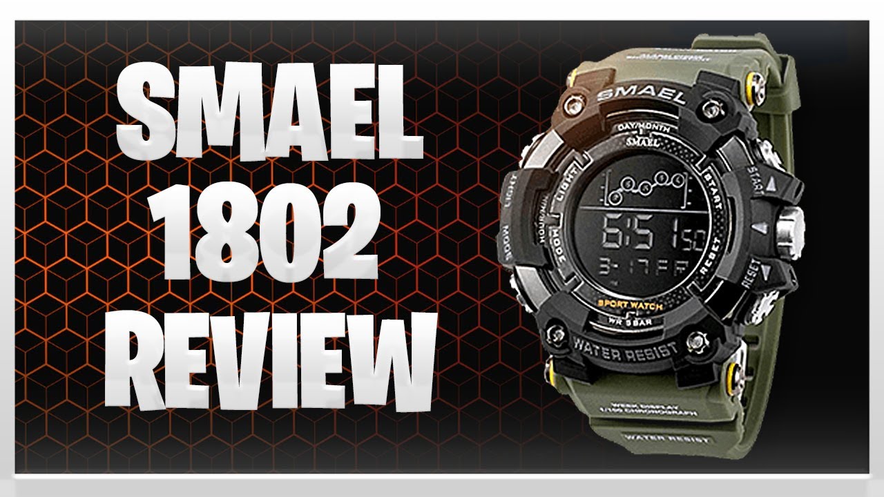 🔴 RELÓGIO SMAEL 1802 REVIEW COMPLETO – APRENDA A CONFIGURAR O RELÓGIO SMAEL 1802