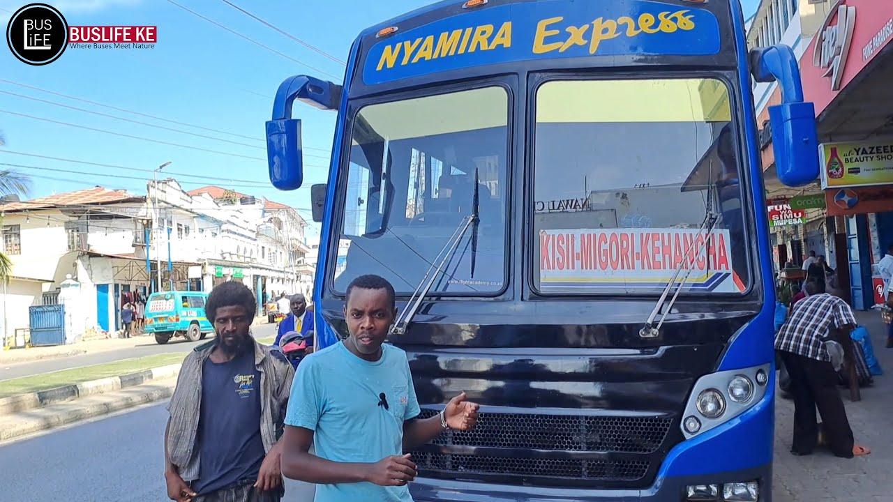 ПОЕЗДКА ИЗ МОМБАСЫ В НАЙРОБИ НА АВТОБУСЕ VIRAL NYAMIRA EXPRESS