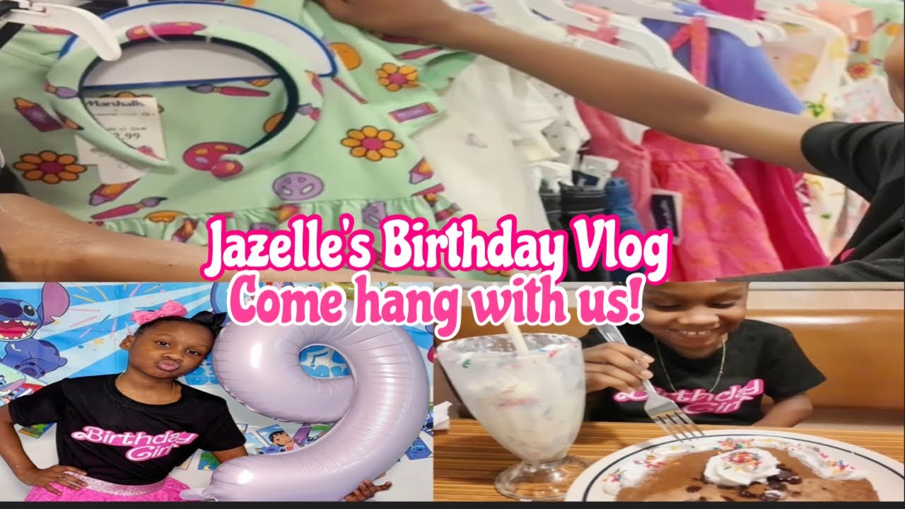 Jazelle’s 9th Birthday Vlog | Shopping Haul | IHOP | Mom of 11