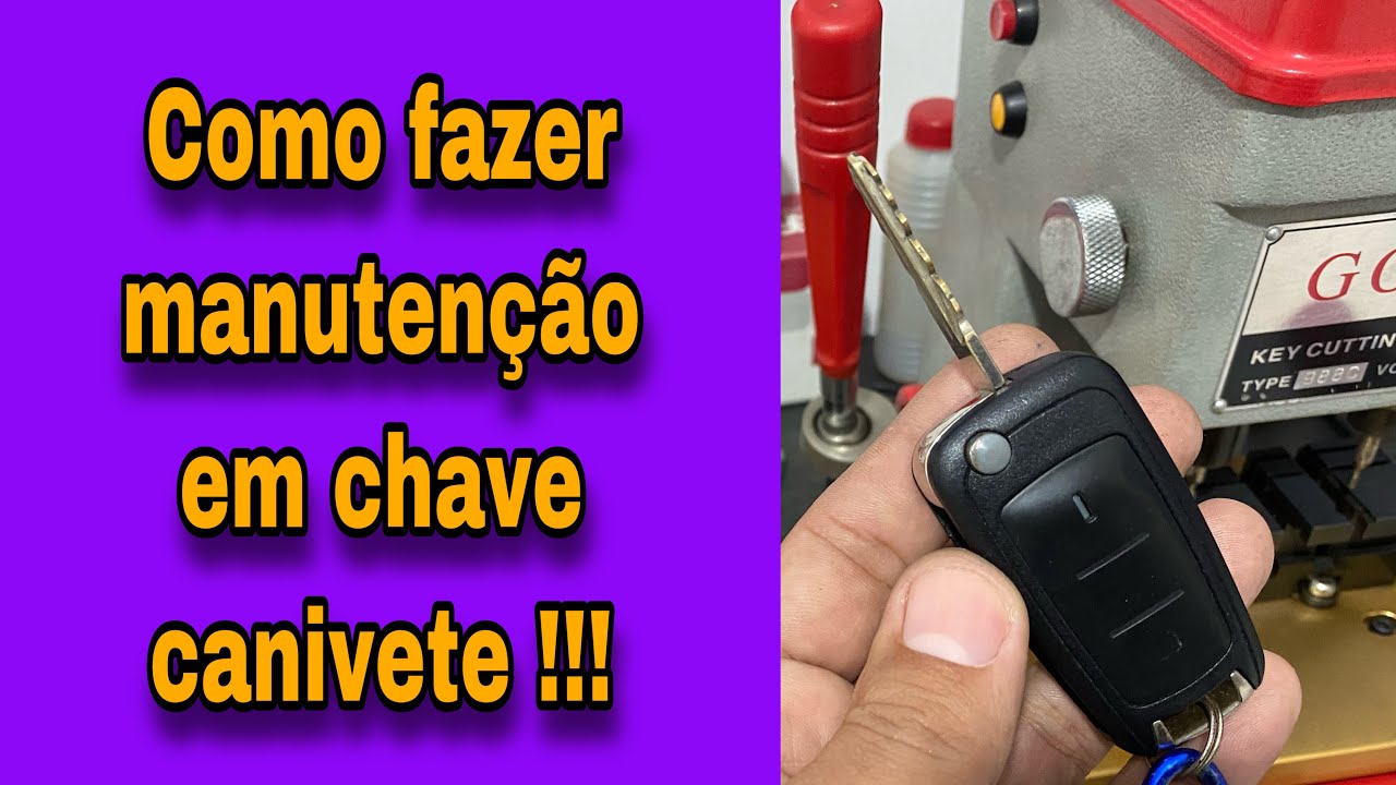Como fazer manutenção em chave canivete