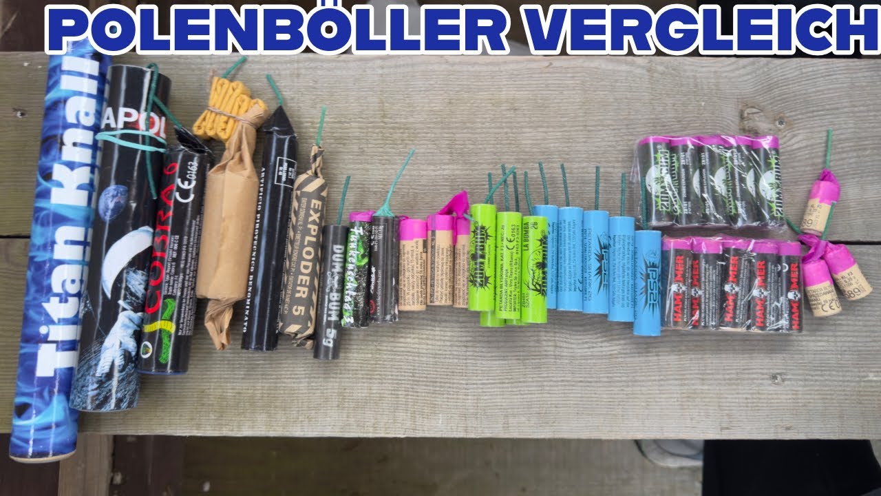 XXL POLEN BÖLLER VERGLEICH 2025  P1-F4 🧨💥