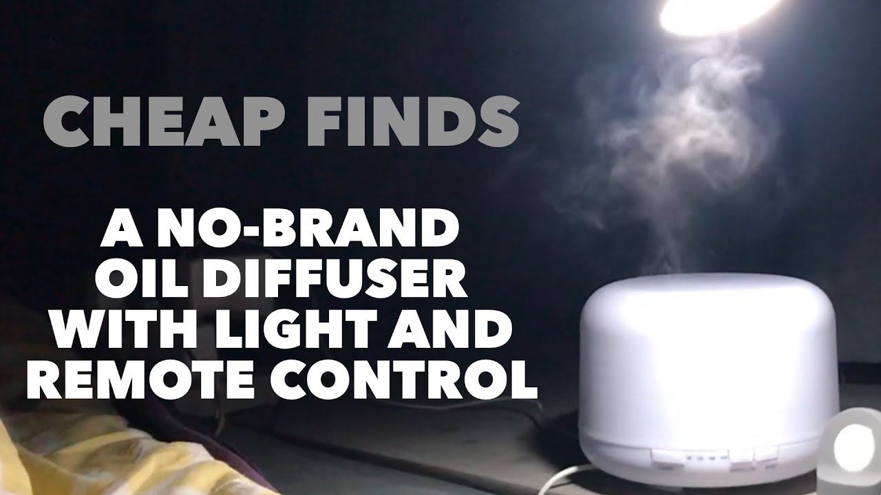 Cheap finds | oil diffuser with light + remote control for $9.30 including shipping (Shopee finds)