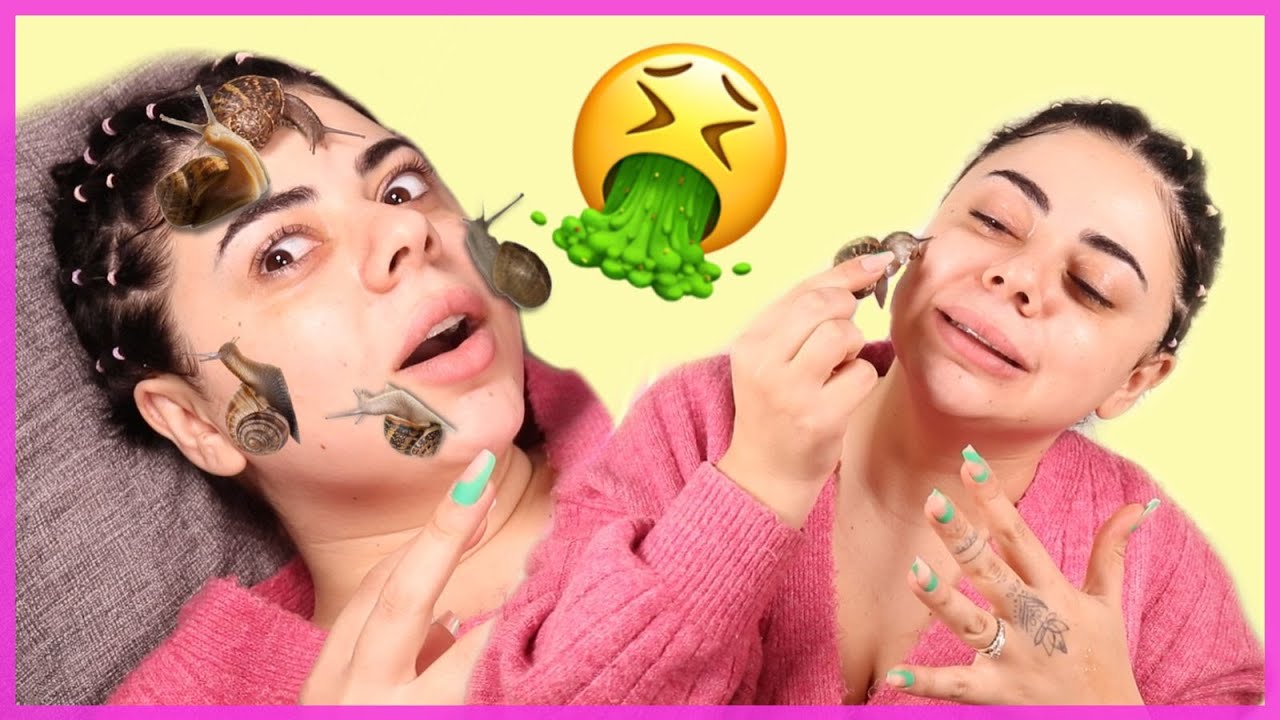 اغلى و اغرب ماسك بالعالم 😱 ماسك الحلزون 🐌