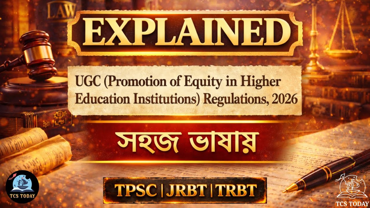 UGC Equity Regulations 2026 Explained | সহজ ভাষায় Complete Breakdown| TPSC • JRBT • TRBT