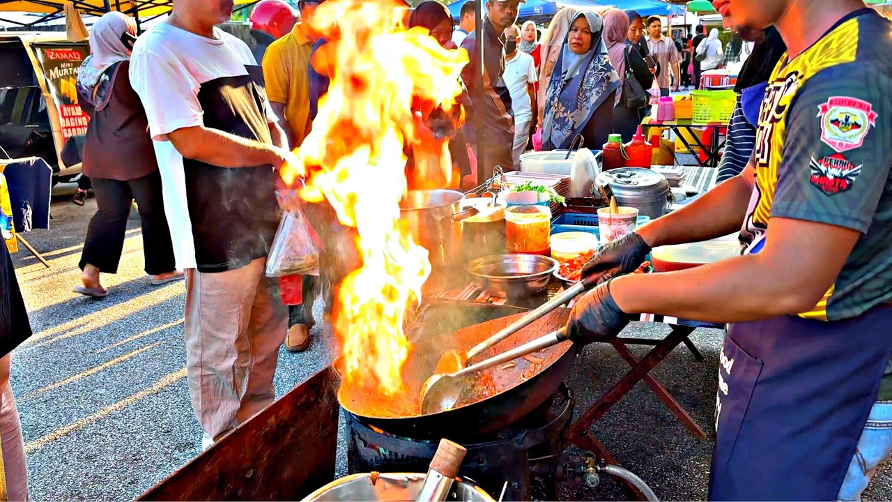 Malaysia Night Market Tour - Pasar Malam Medan Gopeng Ipoh Perak #streetfood