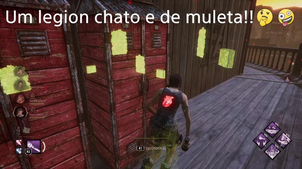 Dead by Daylight um legion chato e de muleta no jogo!!🤪😏🫣
