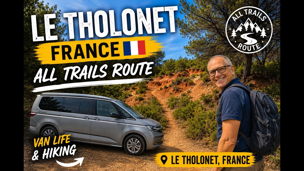 Van Life Hiking Adventure in Le Tholonet, France 🇫🇷 | All Trails Route