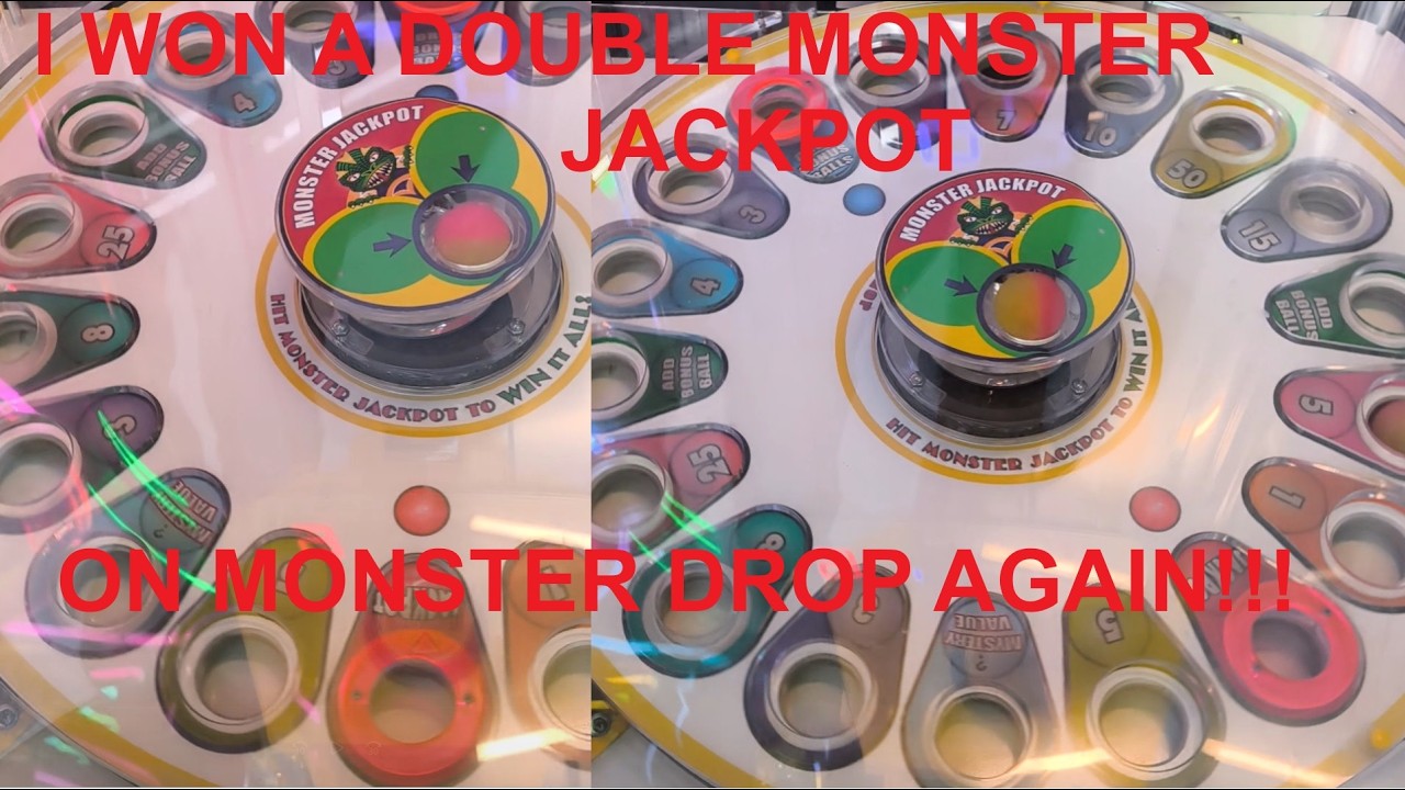 DOUBLE MONSTER JACKPOT ON MONSTER DROP 35!!!