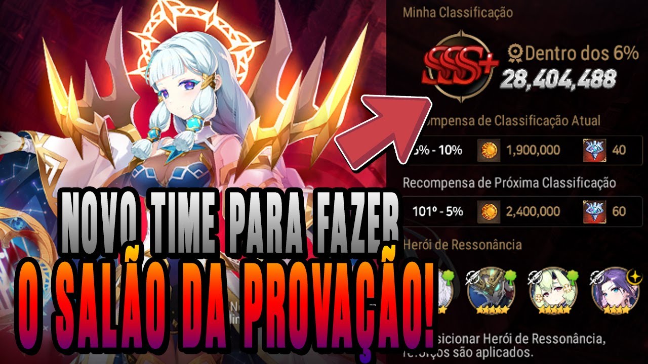 Epic Seven do ZERO - Conta Nova Fez SSS no Salão da Provação da Elena ( Episódio 16 )