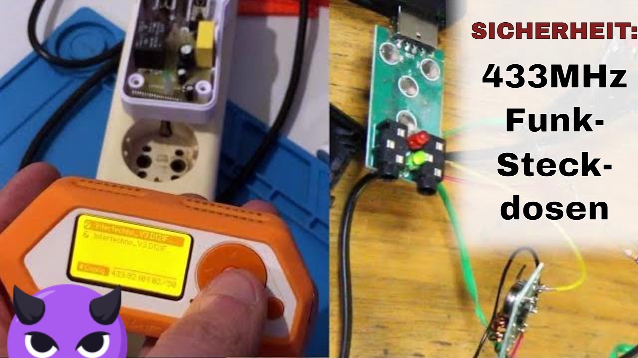 BitBastelei #533 - Sicherheit von 433MHz Funk-Steckdosen