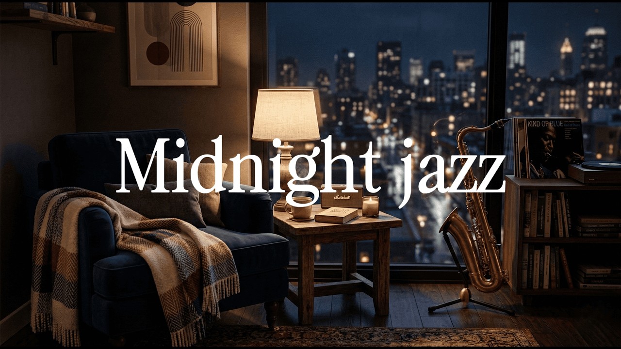 雨の夜の都会で。心震わせるミッドナイト・ジャズ | 睡眠用, 作業用BGM