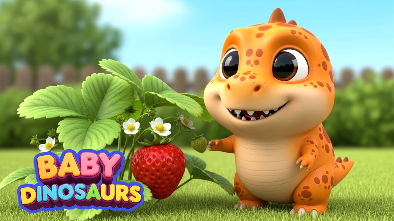 Dino&rsquo;s 🍓Strawberry Farm Adventure The Cutest Dinosaur Farm Story Ever _ Beep Beep