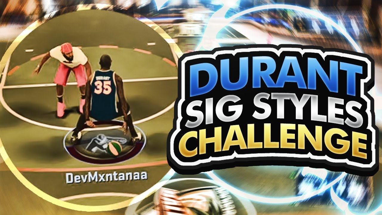 ALL KEVIN DURANT SIGNATURE STYLES CHALLENGE🐍! HARDEST DRIBBLE MOVES TO EVER USE ON NBA 2K17 PARK!