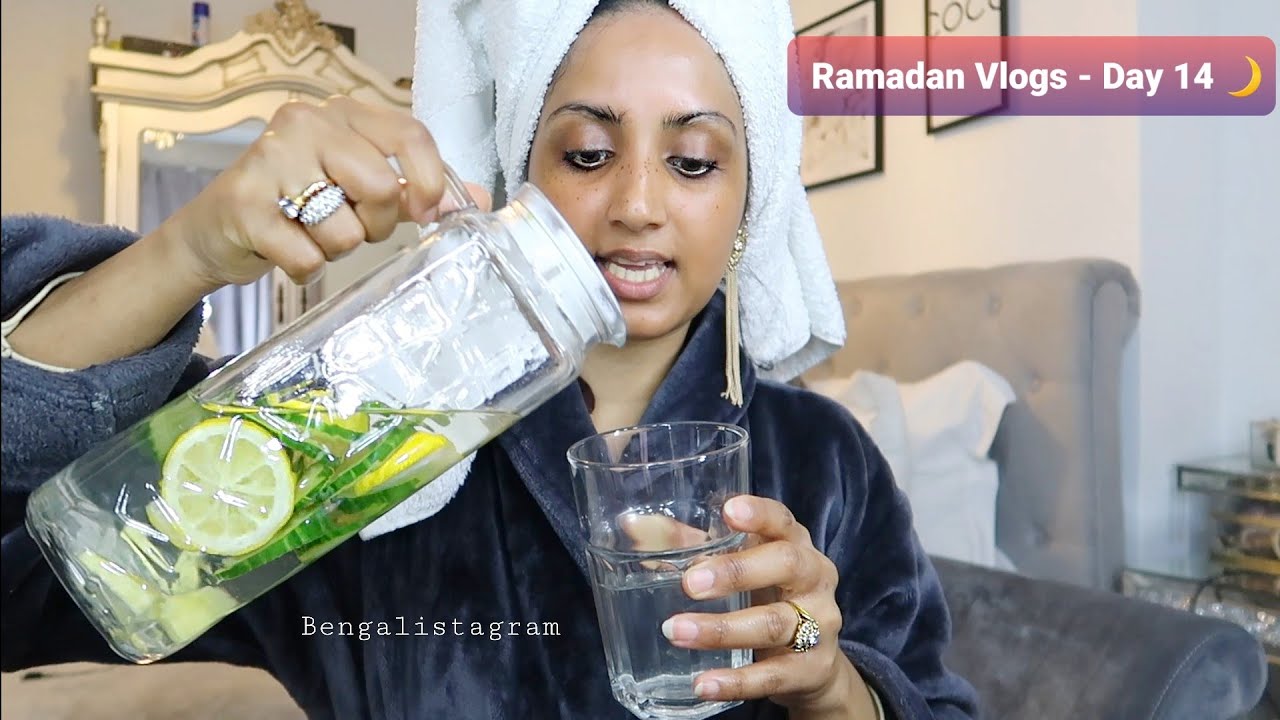 Ramadan Vlogs - Day 14 - DIY Garden Floor Painting, Iftar & Evening Skin Care