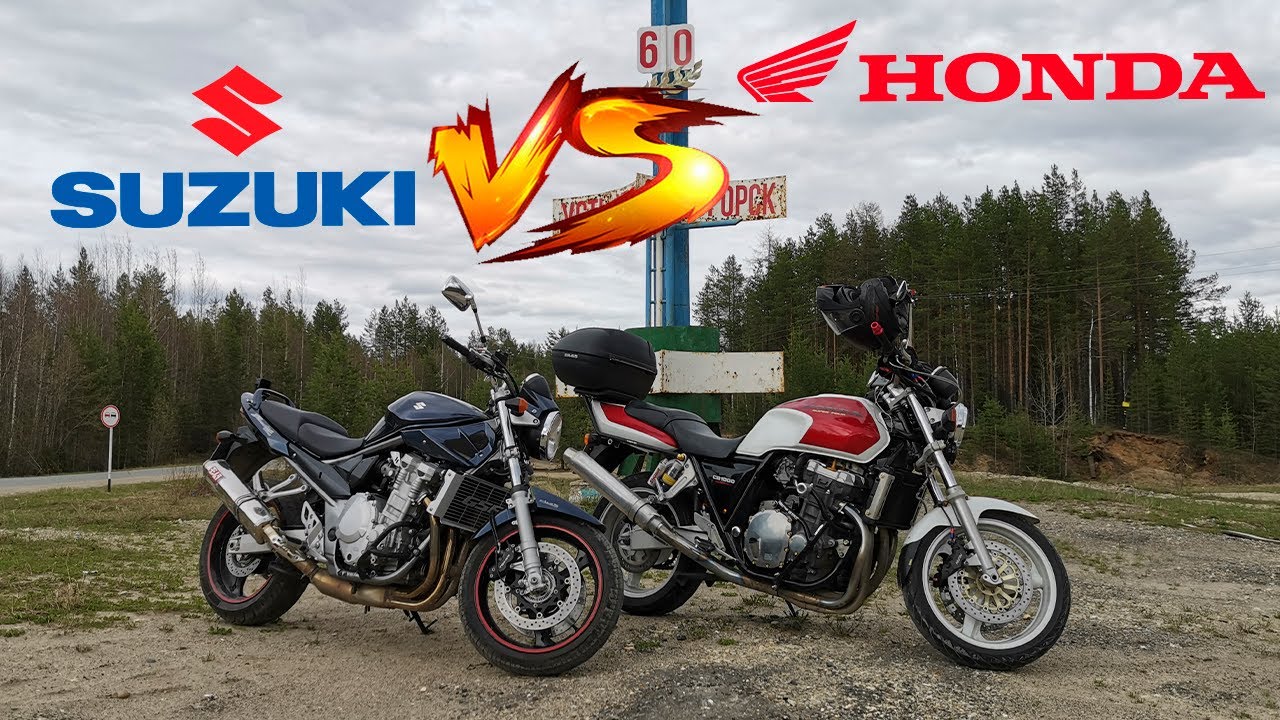 Заруба Suzuki Bandit 1250 VS Honda CB1000 SF