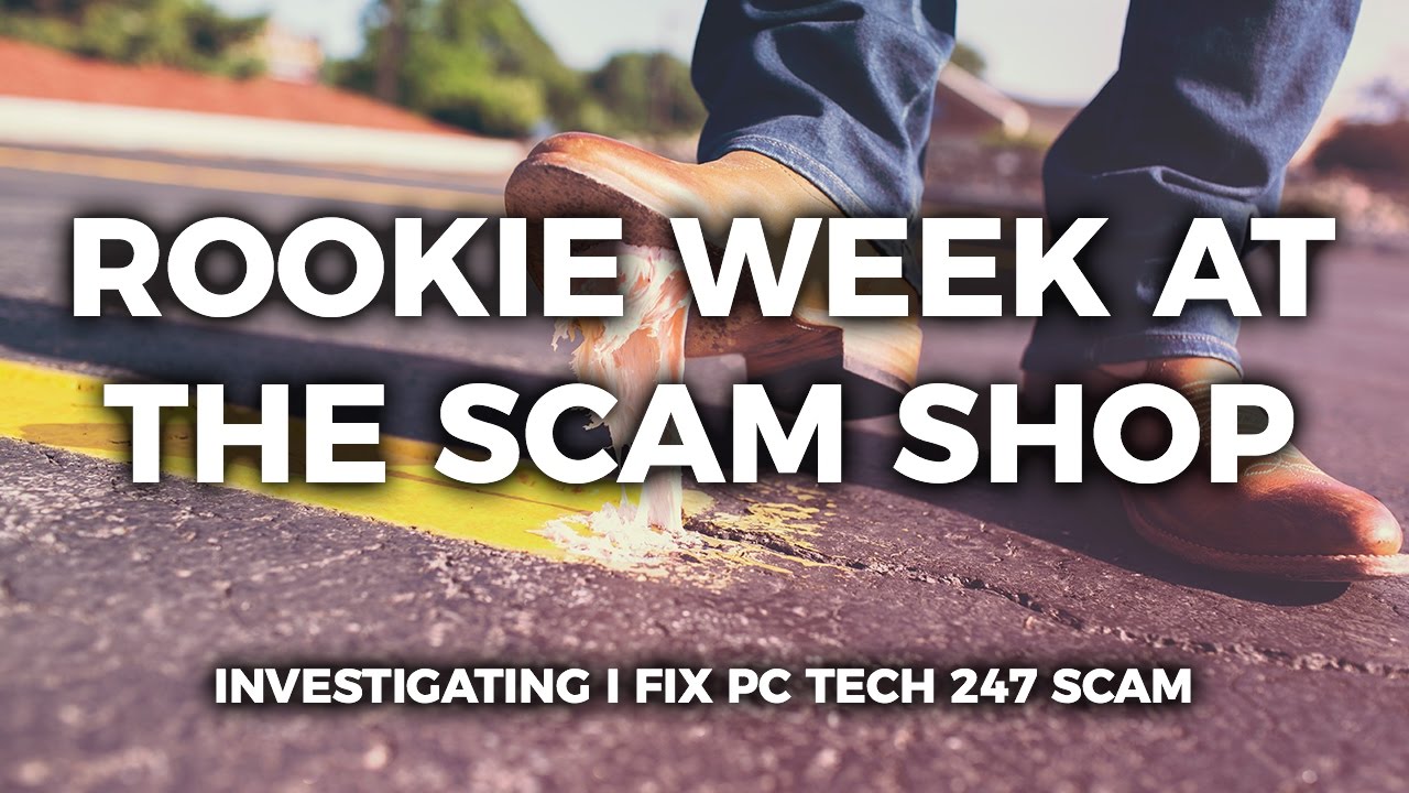 I FIX PC TECH 247 - SCAMMER LOGS ME INTO THEIR MCAFEE ACCOUNT